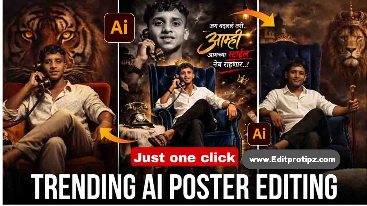 Poster Photo Editing AI Prompt 2026 100% Working